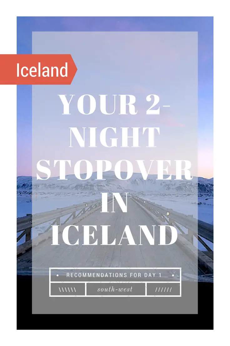 What to on a 2-Night Stopover in Iceland, with IcelandAir's stopover program. What to see and do with 48 hours in Iceland. This is Day 1 of 2! #iceland #visiticeland #icelandtravel #icelanditinerary #geysers #glaciers #icelandglacier #icelandhotsprings #secretlagoon #frozenwaterfall