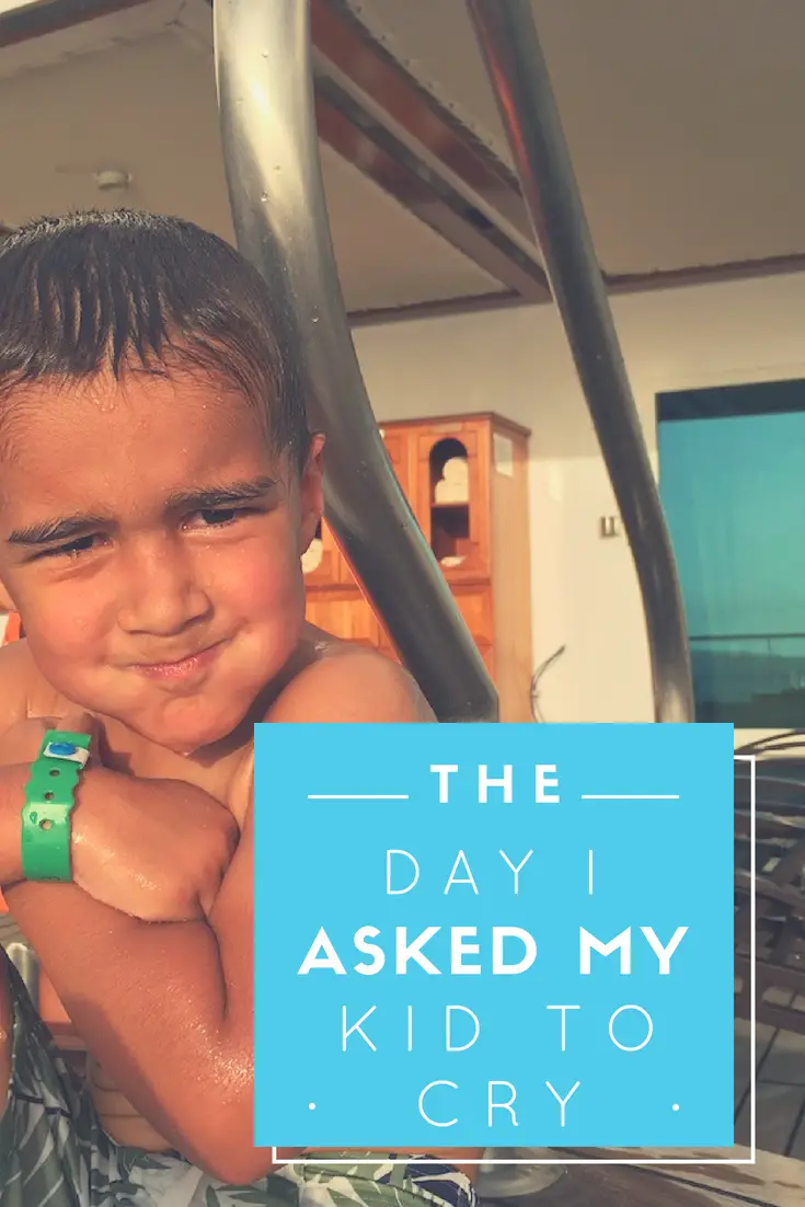 The day I asked my kid to cry or the un-conventional way I got my child to stop crying
