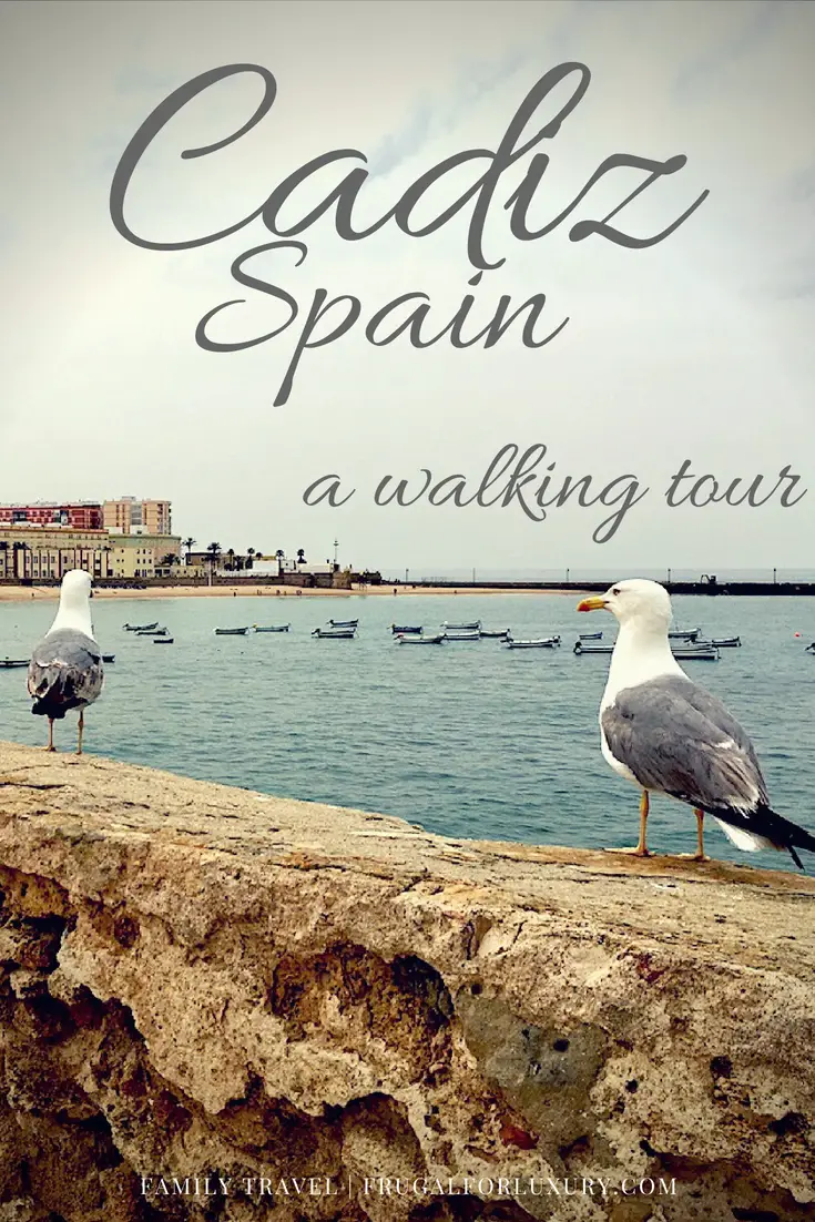 A walking tour of Cadiz, Spain, perfect with kids and if you're calling Cadiz your port of call for the day. #Cadiz #Spain #CadizSpain #PortofCall #EuropeanCruise #Mediterranean Cruise