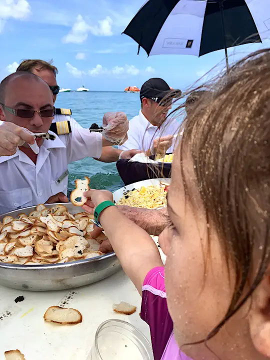 Caviar in the Surf on Seabourn