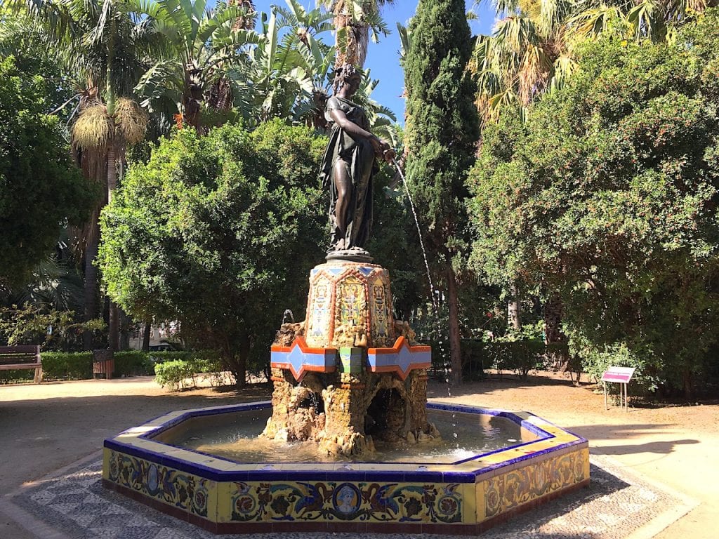 Parque de Malaga Statue