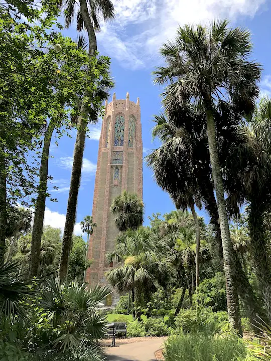 Bok Tower from Garden