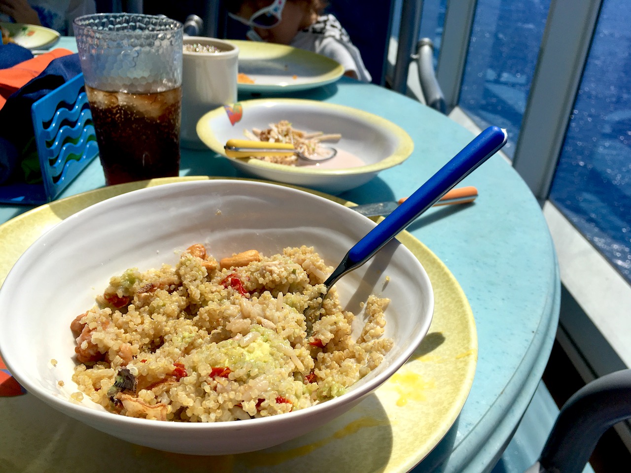 Build a Bowl on Board the Disney Magic offers a great variety of healthy foods to create your own salads!