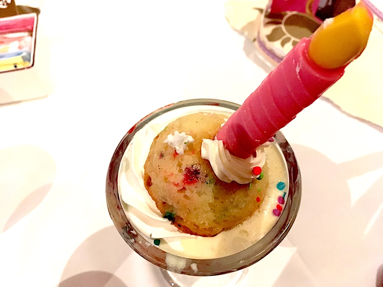 Rapunzel's Birthday Sundae on the Disney Magic is a one-of-a-kind sundae you will never forget