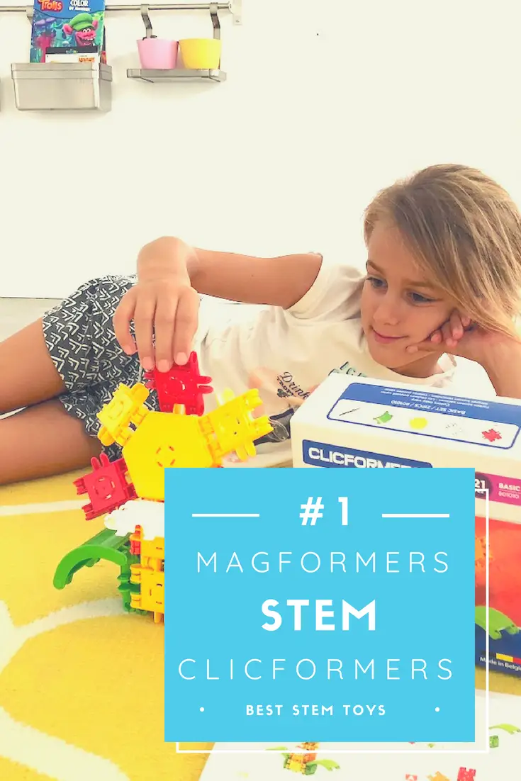 Magformers and Clicformers are some of the smartest STEM toys around. Great for kids of all ages, they allow for unlimited play and creativity! #Magformers #Clicformers #STEM #STEMToys #CreativePlay #FreePlay #ImaginativePlay #SmartToys