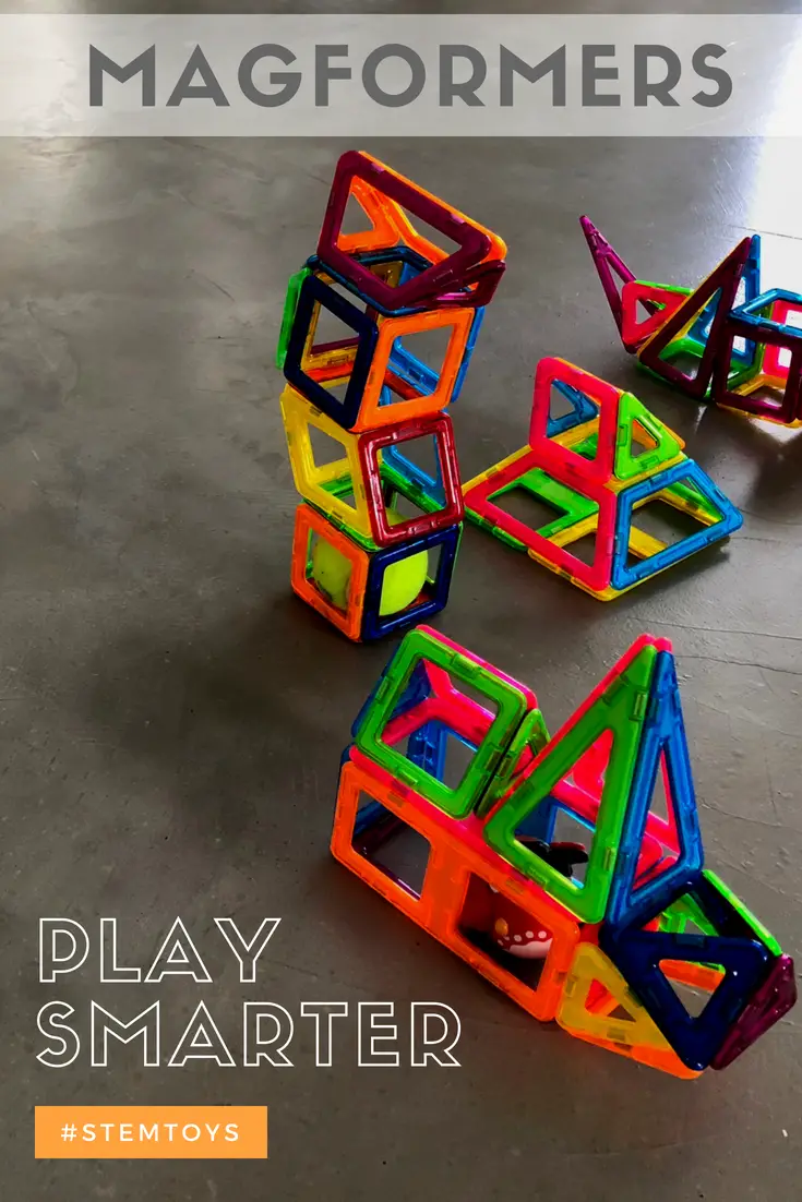 Magformers and Clicformers are some of the smartest STEM toys around. Great for kids of all ages, they allow for unlimited play and creativity! #Magformers #Clicformers #STEM #STEMToys #CreativePlay #FreePlay #ImaginativePlay #SmartToys