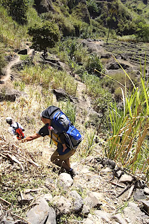 Visiting Cape Verde and trekking on Santo Antao with a guide #CapeVerde #Trekking #AdventureTravel