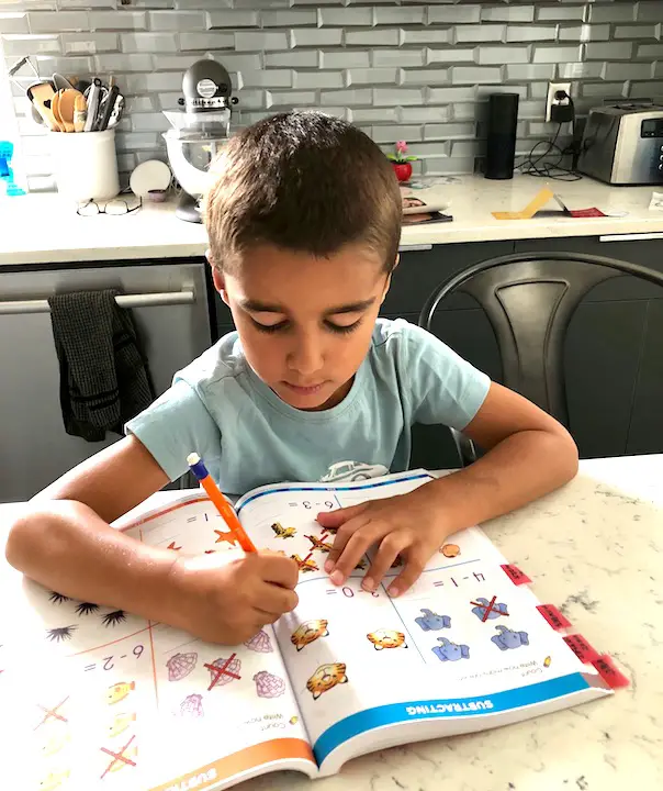 Starting kids on workbooks towards the end of summer break is the best way to get them ready for the upcoming school year