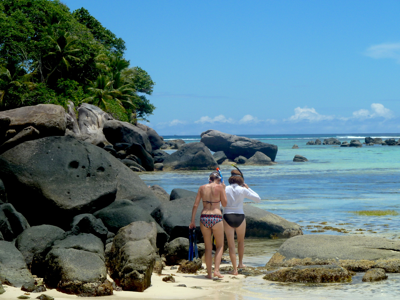 Snorkeling at Anse Royale Beach on Mahe, Seychelles #Mahe #Seychelles #AnseRoyaleBeach #MaheBeach #SeychellesBeach