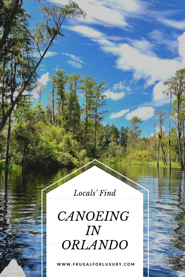 Canoeing in Orlando at Shingle Creek Regional Park #Orlando #Orlandowithkids #CanoeingOrlando #VisitOrlando #VisitKissimmee #OrlandowithKids #NatureOrlando #FamilyTravel