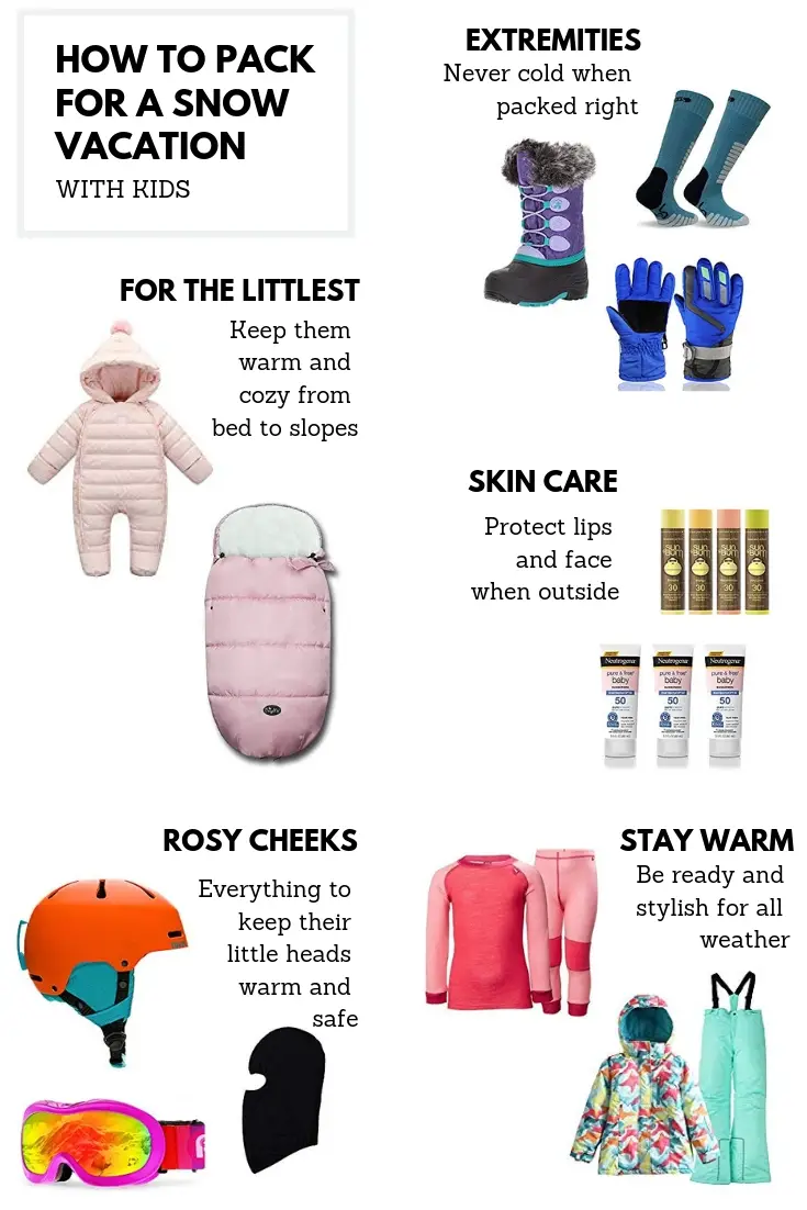 How to Pack for a Snow Vacation with Kids | Packing tips | Snow vacation | Winter vacation | Snow trip | Mountain trip with kids | Family travel | Packing tips | Travel tips | #packingtips #traveltips #snowvacation #wintervacation #snowtripwithkids #snowvacationwithkids #familytravel #familytraveltips #whattopack