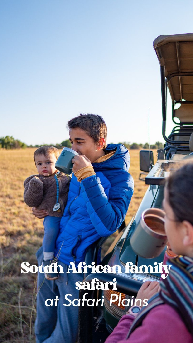 Come stay with us at @safari_plains , South Africa
🧡
From family tents to game drives with hot water bottles, sundowners in the bush, three meals a day, heated mattresses, lazy afternoon by the pool or overlooking the savanna, this is one of the rare lodges accepting children of all ages! 

🦒 Located in the Mabula private reserve, 2 hours north of Johannesburg, accessible with a 2-wheel drive, the lodge is fenced in, making it safe for families. Expect to see incredible wildlife and be treated to luxury. 

✨ This is the place that changes your family. Leave transformed, with memories for a lifetime. 

#hosted #safariplains #africawithkids #africansafari #safariwithkids