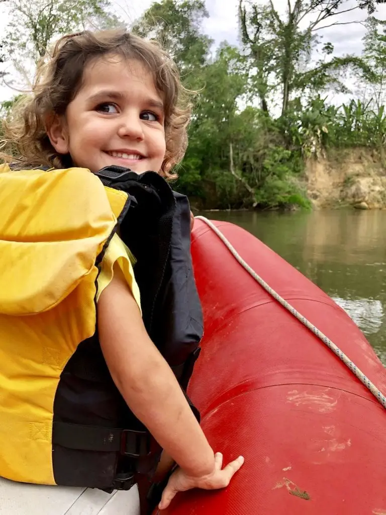 Costa Rica Family Adventure in La Fortuna - with Desafio Adventures | Family friendly tour in Costa Rica | Kid Friendly Costa Rica | La Fortuna, Costa Rica | Safari float in Costa Rica | River Safari | Iguanas in Costa Rica | Crocodile in Costa Rica | Costa Rica with Kids | #costarica #costaricawithkids #familytravel #familytravelblog #desafioCR #desafio #desafioadventures #costaricatour #travelingwithkids