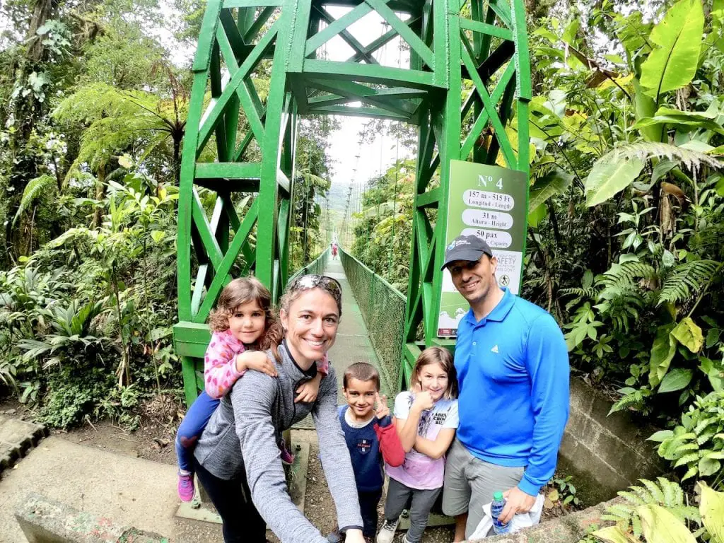 Zip Lining and Hanging Bridges with Kids in Monteverde, Costa Rica | Zip lining with kids | Selvatura Adventure Park | Costa Rica with kids | Suspension bridges | #costarica #costaricawithkids #suspensionbridges #ziplining #zipliningwithkids #costaricazipline