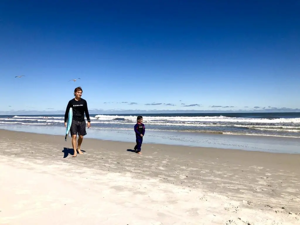 Family Surf Lesson In Jacksonville, FL | What to expect in surf lesson | Private surf lesson | Jacksonville Surf and Paddle | Kids surf lesson | North Florida | Travel Blogger | Visit Jacksonville | #visitjacksonville #onlyinjax #jacksonvillesurfandpaddle #surflesson #familysurfing #surfsup #kidssurflesson