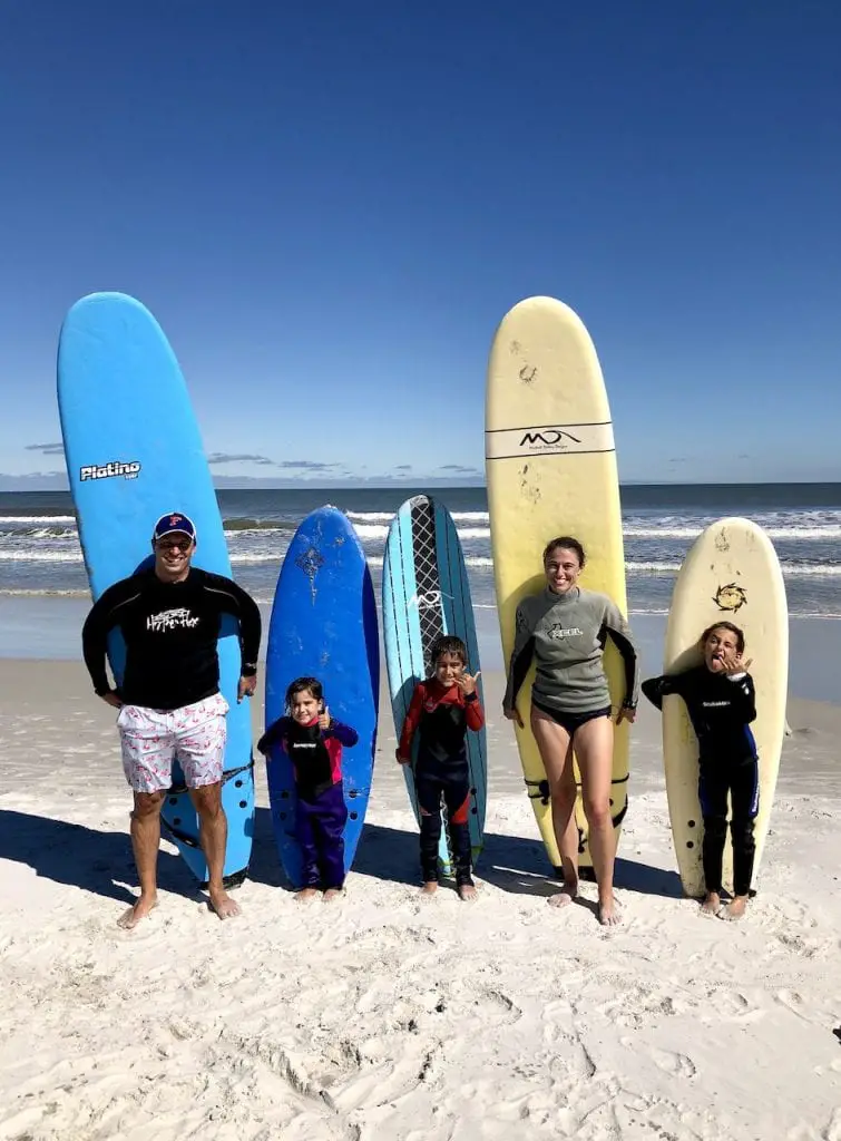 Family Surf Lesson In Jacksonville, FL | What to expect in surf lesson | Private surf lesson | Jacksonville Surf and Paddle | Kids surf lesson | North Florida | Travel Blogger | Visit Jacksonville | #visitjacksonville #onlyinjax #jacksonvillesurfandpaddle #surflesson #familysurfing #surfsup #kidssurflesson