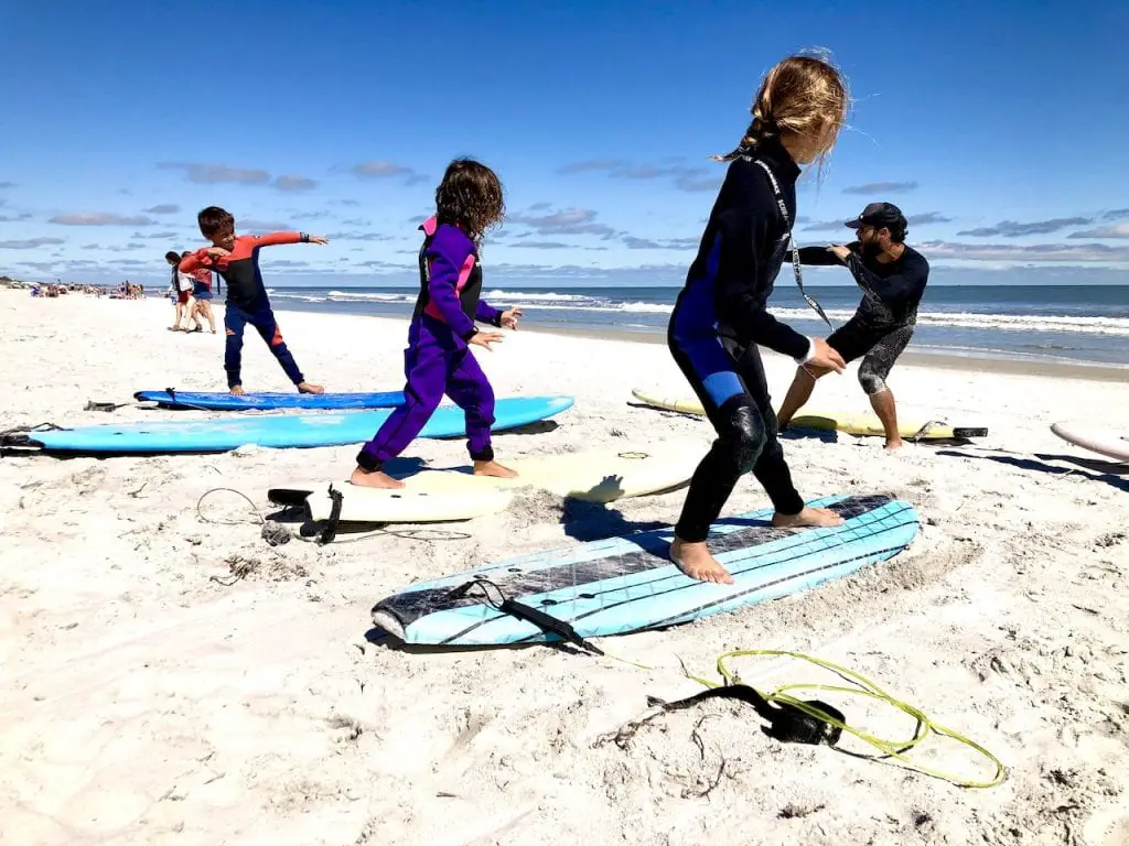 Family Surf Lesson In Jacksonville, FL | What to expect in surf lesson | Private surf lesson | Jacksonville Surf and Paddle | Kids surf lesson | North Florida | Travel Blogger | Visit Jacksonville | #visitjacksonville #onlyinjax #jacksonvillesurfandpaddle #surflesson #familysurfing #surfsup #kidssurflesson