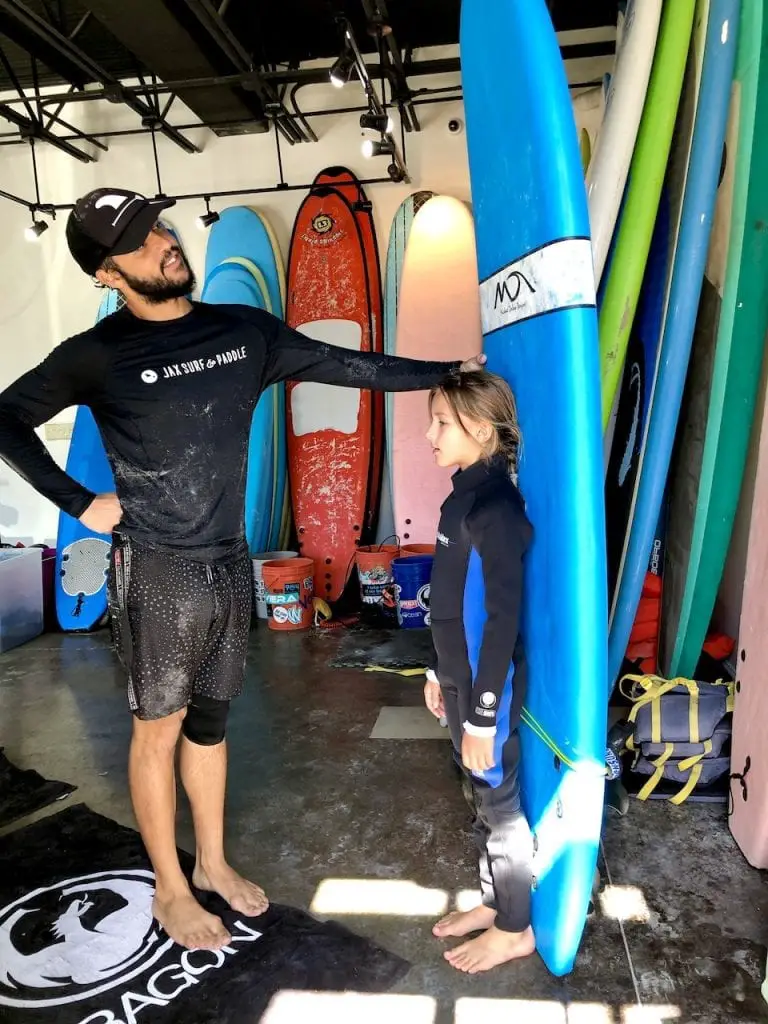 Family Surf Lesson In Jacksonville, FL | What to expect in surf lesson | Private surf lesson | Jacksonville Surf and Paddle | Kids surf lesson | North Florida | Travel Blogger | Visit Jacksonville | #visitjacksonville #onlyinjax #jacksonvillesurfandpaddle #surflesson #familysurfing #surfsup #kidssurflesson