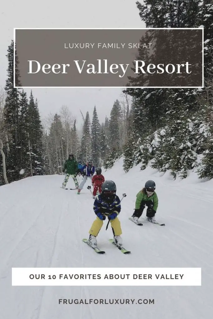 Deer Valley Resort - A Dream Come True For Family Ski | Skiing with kids at Deer Valley | Ski Utah | Family winter vacation to utah | Family ski trip to Utah | Deer Valley luxury family ski | Utah ski | US Travel with kids | #skiutah #deervalley #familytravelblog #luxuryfamilyski #luxuryfamilytravel #utahski #familytravelblog #travelblogger