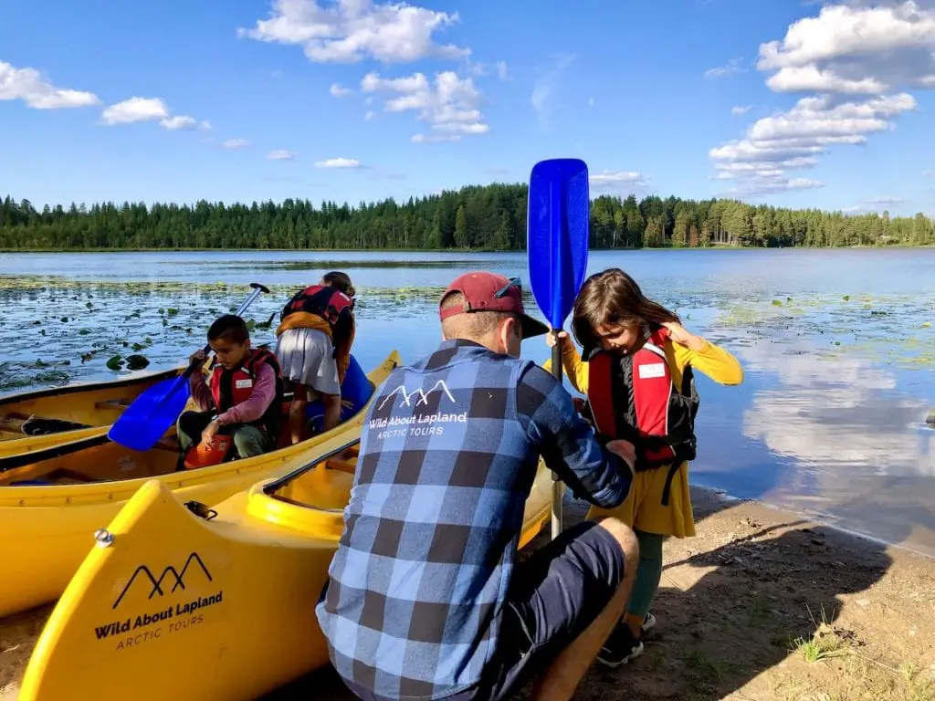 The Perfect Arctic Adventure In Rovaniemi - With Wild About Lapland | Reindeer encounter Rovaniemi | Meeting reindeer with kids | Rovaniemi with kids | Travel tours in Lapland | Visiting Lapland | Visit Rovaniemi | Rovaniemi with kids | Canoe trip in Rovaniemi | #rovaniemi #wildaboutlapland #lapland #visitlapland #vistrovaniemi #rovaniemiwithkids #finlandwithkids #finlandtravel