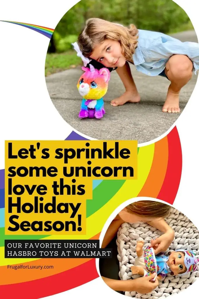 Sprinkle Unicorn Love With Unicorn Dolls At Walmart | Unicorn presents 2020 #ad | Walking unicorn toy with leash | Hasbro toys | Best unicorn toys at Walmart | Christmas gifts for girls |  #hasbro #FurReal #christmas #unicorn #unicorntoys #toysforgirls #besttoysforgirls #unicorndolls #walmarttoys #hasbrotoys 