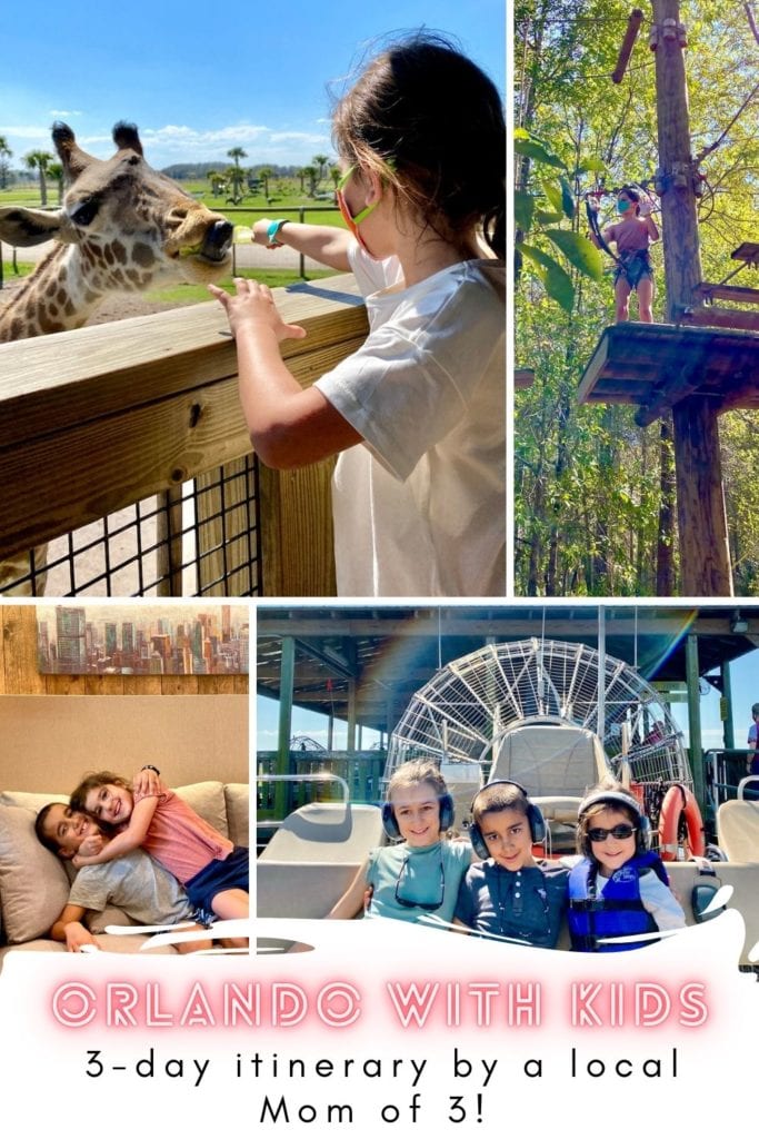 What To Do In Orlando With Kids - A 3-Day Itinerary For The Perfect Family Getaway | Visit Orlando | Orlando with kids | What to do in Orlando besides the theme parks | Gatorland Orlando | Orlando Tree Trek Adventure Park | Where to see alligators in Orlando | Wild Florida | Where to ride airboats in Orlando | #visitorlando #hosted #wildflorida #loveorlando #gatorland #treetrek #orlandotreetrek #orlandowithkids